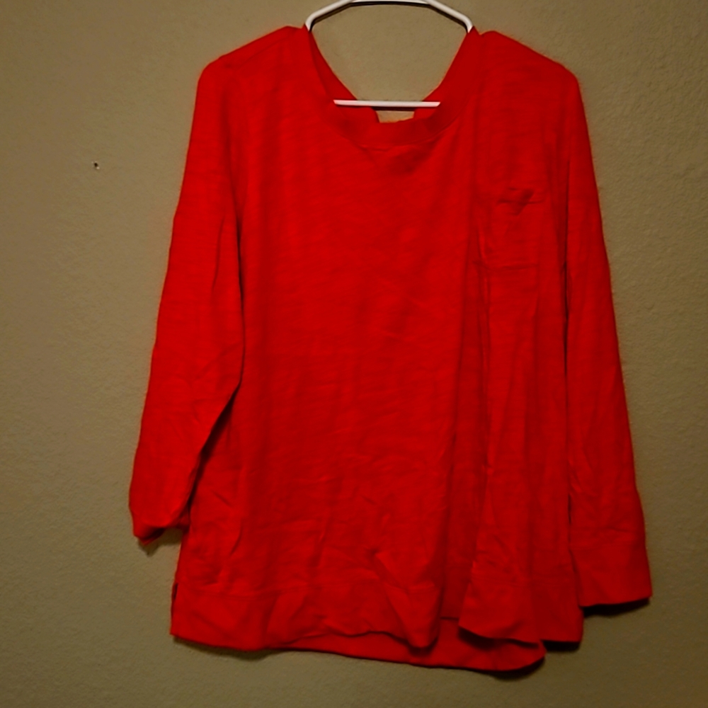 Belle by Kim Gravel top 2X pink
